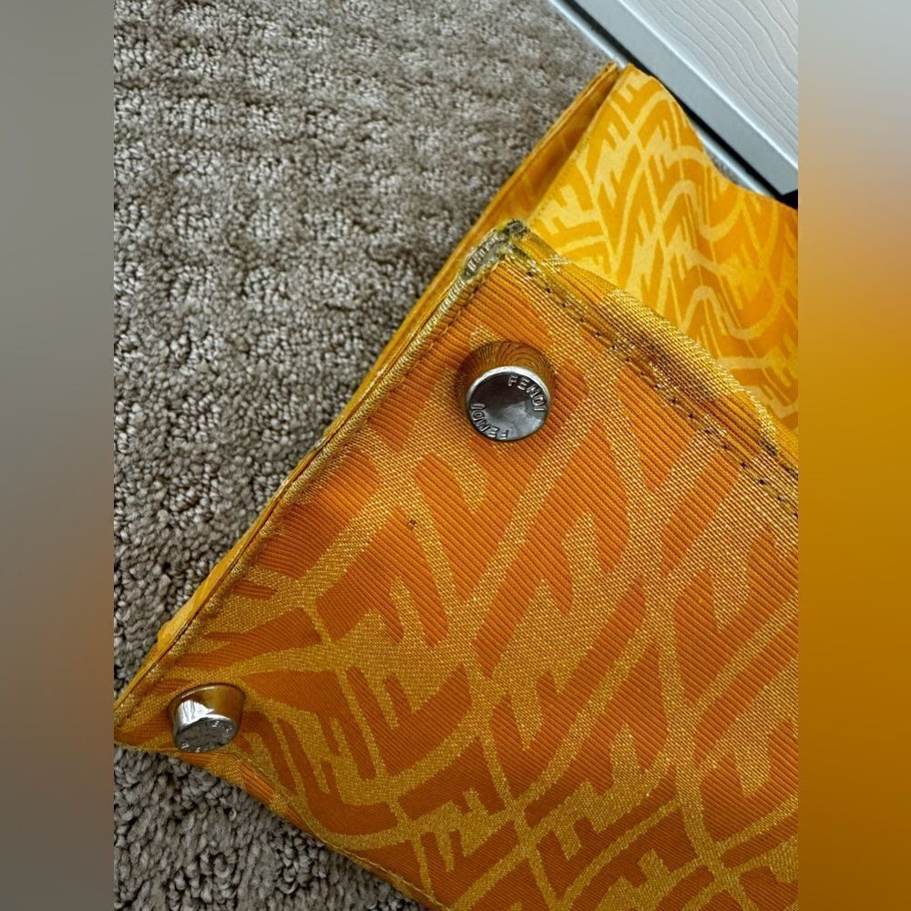 AUTH YELLOW FENDI TOTE!!! - Picture 7 of 14